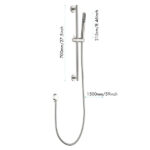 Eco-Performance Handheld Shower with 28-Inch Slide Bar and 59-Inch Hose - Image 2
