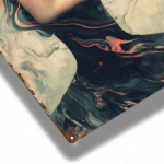 CIFbuy Abstract Woman Drowning Metal Sign 8x12 In, Farmhouse Bathroom Wall Decor, 2D Flat Room Accent Plaque, Home Garden Wall Art TikTok, TikTok, r, 2D Flat Room Accent Plaque Self-pickup Logiopics - Image 5