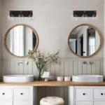 Black Bathroom Light Fixture, Vanity Lighting Fixtures Over Mirror, Wall Sconces for Living Room Bedroom Hallway - Image 4