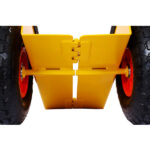 Heavy Duty Panel Dolly Slab Dolly with Handle & 2 10" Peneumatic Tires Wheels 600LBS Load Capacity for Drywall Sheet Heavy Appliance & Material Handling All Terrain Moving Cart Panel Dolly - Yellow - Image 4
