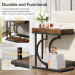 Wood End Table - Image 7