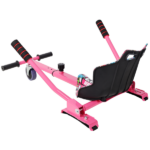 Hoverboard Seat Attachment Go-Kart,Fits 6.5" 8"10" Hoverboards,Sturdy Adjustable Off-Road Frame,Hover Cart for Family Fun,not include Hoverboard,Pink - Image 5
