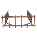 [Same Code 43529880]Beautiful And Practical Garden Arch Dark Brown - Image 7