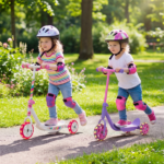 3-Wheel Kids Scooter with LED Light-Up Wheels for Toddlers Ages 2+ - Image 7