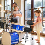 Drum Throne with Backrest, Hydraulic Drum Stool Adjustable Height, Heavy Duty Hydraulic Drum Seat Saddle Design for Drummers Black - Image 8