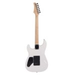 Lightning Style Electric Guitar with Power Cord/Strap/Bag/Plectrums Black & White - Image 4