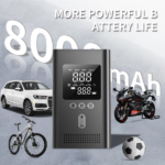Portable Car Jump Starter with Air Compressor,150PSI Digital Tire Inflator,Car Battery Jump Starter (9.0 Gas/6.5L Diesel),Safe Clamps for Easy Use, Christmas Gift - Image 8