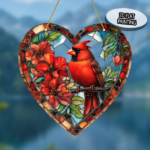 CIFbuy Rainbow Heart Window Decor Acrylic Stained Glass Suncatcher for Home Garden TikTok, temu pick-up service - Image 3
