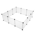Pet Playpen, Portable Large Plastic Yard Fence Small Animals, Puppy Kennel Crate Fence Tent - Image 4