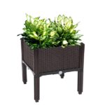 2Pcs Free Splicing Injection Planting Box Brown - Image 3