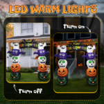Replace 5233203 8.2 FT Cute Halloween Inflatables Pumpkin Archway Outdoor Decoration, Giant Blow up Yard Arch Decorations with Built-in LED Lights for Holiday Party Front Yard Lawn Garden Decor - Image 9