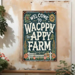 CIFbuy WACPPYAPPY Vintage Rustic Metal Sign Welcome To Farm, 8x12 Inch Decorative Iron Wall Plaque, Farmhouse Home Garden Indoor Outdoo TikTok, TikTok, Self-pickup Logiopics - Image 7