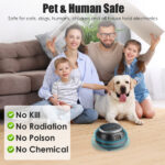 2-Pack Ultrasonic Rodent Chaser Rat Repellent Pest Driver Mouse Control Squirrel Repeller with 4 Modes 4-65KHz Strobe Light 4 Timer. Coverage for Rodent Mouse Rats Squirrels Bats - Image 7