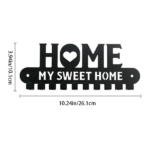 CIFbuy 2-in-1 Halloween Christmas Wall Key Holder with Sturdy iron Hooks Entryway Organizer Holiday Home Decor(TikTok, temu pick-up service) - Image 6