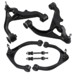 Front Upper & Lower Control Arms W/ball Joints Kit FIT For Ram 1500 2013 - 2018 4WD