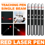 5 PCS Small Laser Pointer Pen 650nm Red Light Visible Beam 1mW For conference presentation(US Logistics only For USPS.TK/TMEU only For self-pickup)