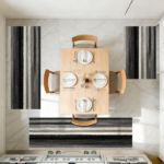 Three-piece kitchen rug set, non-slip and washable, abstract pattern kitchen hallway rug, soft and comfortable, suitable for sinks, floors, entrances, hallways and bathrooms. - Image 8