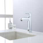 Chrome Single Hole Bathroom Faucet,Laundry Vanity Sink Faucet with Two 9/16" Hoses[Unable ship on weekends, TK/TEMU only for pickup, only TX10643 warehouse supports GOFO] - Image 9