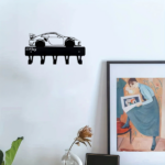 CIFbuy1-Piece Dazzling Racing Car Metal Key Holder: Artistic Wall-Mounted Hook with Ornamental Design | Key Chain Accessory & Decorative Sculpture.Key Hooks(TikTok/temu self-pickup orders) - Image 7