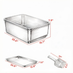 Stainless Steel Enclosed Litter Box for Cats - Image 2