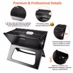 Portable BBQ Barbecue Grill Foldable Charcoal Grill Camping Garden Outdoor Travel - Image 5