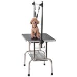36" Professional Dog Pet Grooming Table Adjustable Heavy Duty Portable w/Arm & Noose & Mesh Tray - Image 25