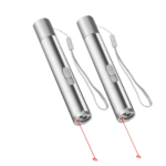 2PCS 3 in1 1mw USB Rechargeable Pet Toy Pen Flashlight Red laser Beam UV Light 3-Modes Lamp (US Logistics For USPS/DHL/Fedex/UPS. No designated logistics accepted TK/TMEU only For self-pickup