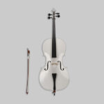 4/4 Wood Cello Bag Bow Rosin Bridge White - Image 21