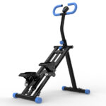Stair Stepper with resistance Home-Upgrade Vertical Climber Workout Machine for Full-Body Exercise Climber Fitness Equipment with Stable Frame Adjustable Handlebar-Black Blue-No support Self-pick up - Image 4