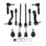 12Pcs Front Ball Joints Tie Rods Sway Bars Kit Fit for Chevy Silverado GMC Sierra 1500HD 2500 2500HD 3500 3500HD 2001-2010 K80631 K6654 K6535 ES3488 ES3609 - Image 4