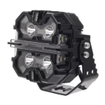 Pair Off Road LED Light Pods 5" 212W Spot Side Shooter RGB DRL White Amber 12V - Image 4