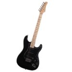 ST Stylish Electric Guitar with Black Pickguard Black - Image 9