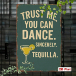 CIFbuy Vintage Tequila Margarita Metal Wall Sign, Trust Me" You'll Dance Sincerely Retro Iron Plaque, Iron Plaque, Funny Bar Home Decor Art TrikTok, TrikTok, t Self-pickup Logiopics - Image 7