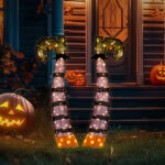 4ft 2D Witch legs Outdoor Halloween Decorations - Image 3