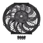 12" 12V Puller Black Single Fan Curved Blades 1226 cfm compatible with VA10-AP50/C-61A 30101522 - Image 5