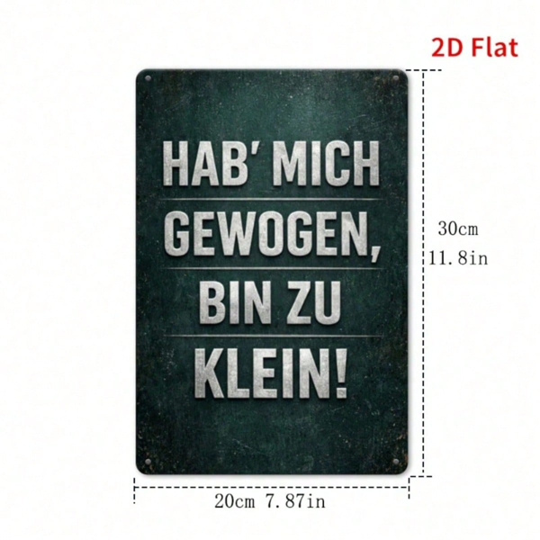 CIFbuy Vintage Iron Metal Plaque Wall Art, 2D Flat Print Fun Hanging Sign For Home Bedroom Garage Restaurant Coffee Shop Office Decor TikTok, TikTok, Self-pickup Logiopics