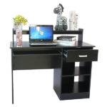 General Style Modern E1 15MM Chipboard Computer Desk Black - Image 8