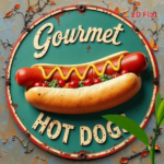CIFbuy Vintage Hot Dog Tin Sign 8x8 Inch Retro Metal Wall Art Funny Fast Food Design Kitchen Home Bar Café Decor Housewarming Gift TikTok, TikTok, t Self-pickup Logiopics - Image 4