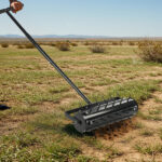 17-inch Lawn Aerator, Rolling Aerator Lawn Tool with T-shaped Handle, Heavy Duty Lawn Aerator Tool, Grass Aerator & Garden Tools for Aeration & Soil Health, Black - Image 6