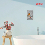 CIFbuy Retro Bird Heart Metal Plaque Sign, Funny 2D Flat Print Wall Art, Multipurpose Ornament For Home Bedroom Restaurant Decor TikTok, TikTok, Self-pickup Logiopics - Image 5