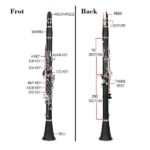 [Do Not Sell on Amazon] 17 Keys Flat B Black Clarinet with Two Mouthpieces Connector for Beginner Student - Image 23