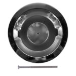 14" x 3" Half Finned Aluminum Air Cleaner With Recessed Base and Paper Element Polished - Image 7