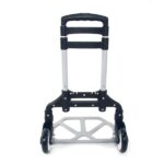 Portable Folding Collapsible Aluminum Cart Dolly Push Truck Trolley Black - Image 14