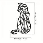 CIFbuy 1PC Handmade animal metal wall art, rural wrought iron interior and exterior decoration, whimsical silhouette design, living room, bedroom,(TikTok/temu self-pickup orders) - Image 2