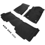 Black Waterproof Floor Mats fit for Toyota Tundra Double Cab 2007-2011 Full Set - Image 6