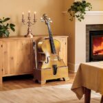 4/4 Natural Retro brown cello base with foam protective layer - Image 9