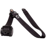 2Pcs 3 Point Retractable Seat Belts fits for Jeep Wrangler CJ YJ 1982-1995 Black - Image 3