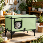 Elevated Heated Cat House