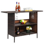 Modern Stylish And Beautiful Bar Table Brown Gradient - Image 23