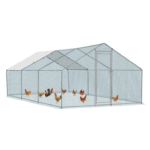 Replace 2952922 13 x 10 ft Large Metal Chicken Coop, Walk-in Poultry Cage Chicken Hen Run House with Waterproof Cover, Rabbits Cats Dogs Farm Pen for Outdoor Backyard Farm Garden - Image 14